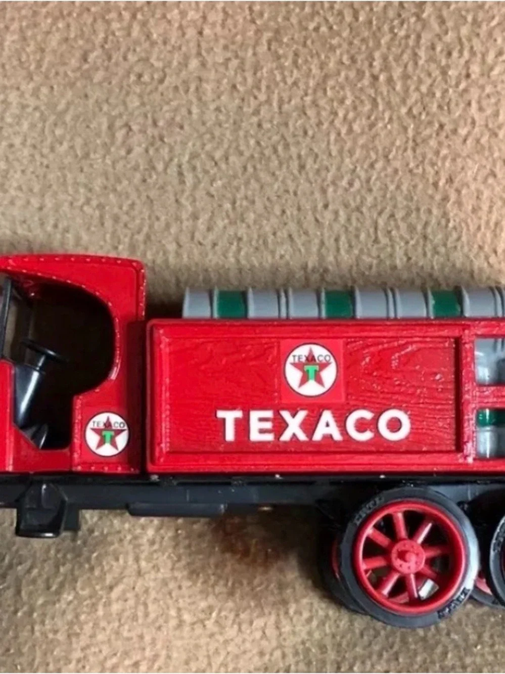 Vintage 1992 Ertl Texaco 1925 Kenworth Stake Truck Coin Bank Die cast